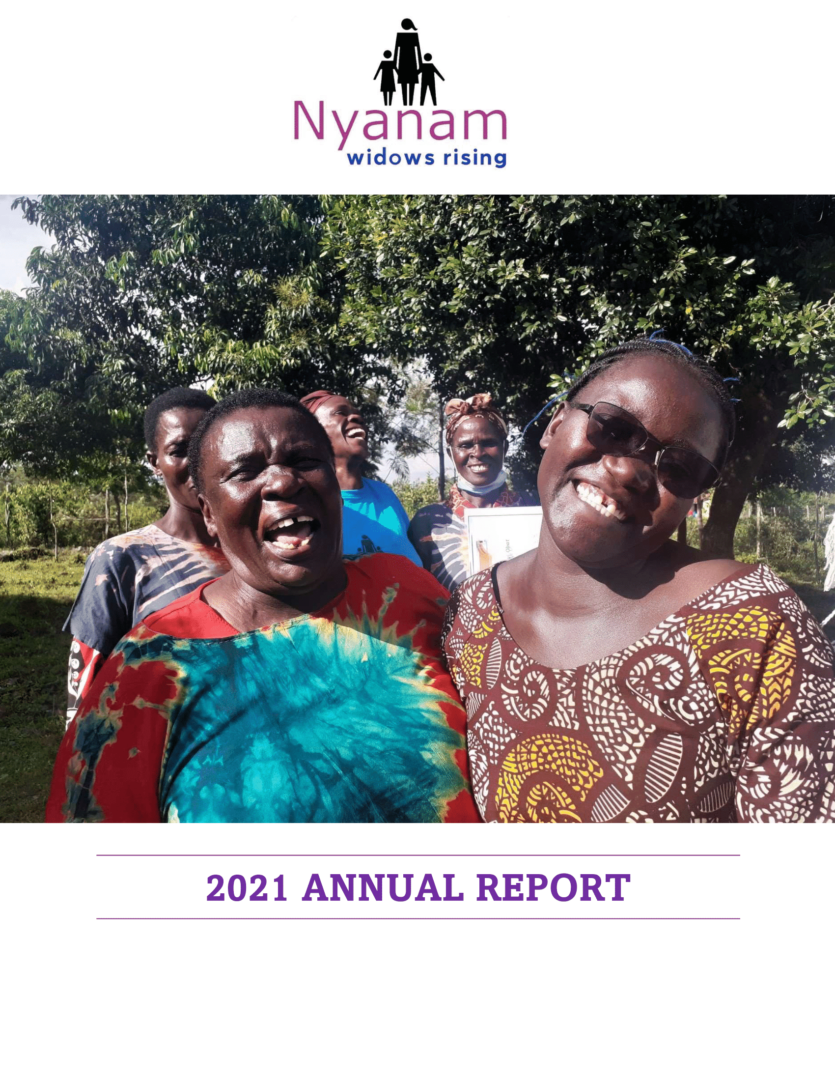 Cover of the 2021 Nyanam annual report