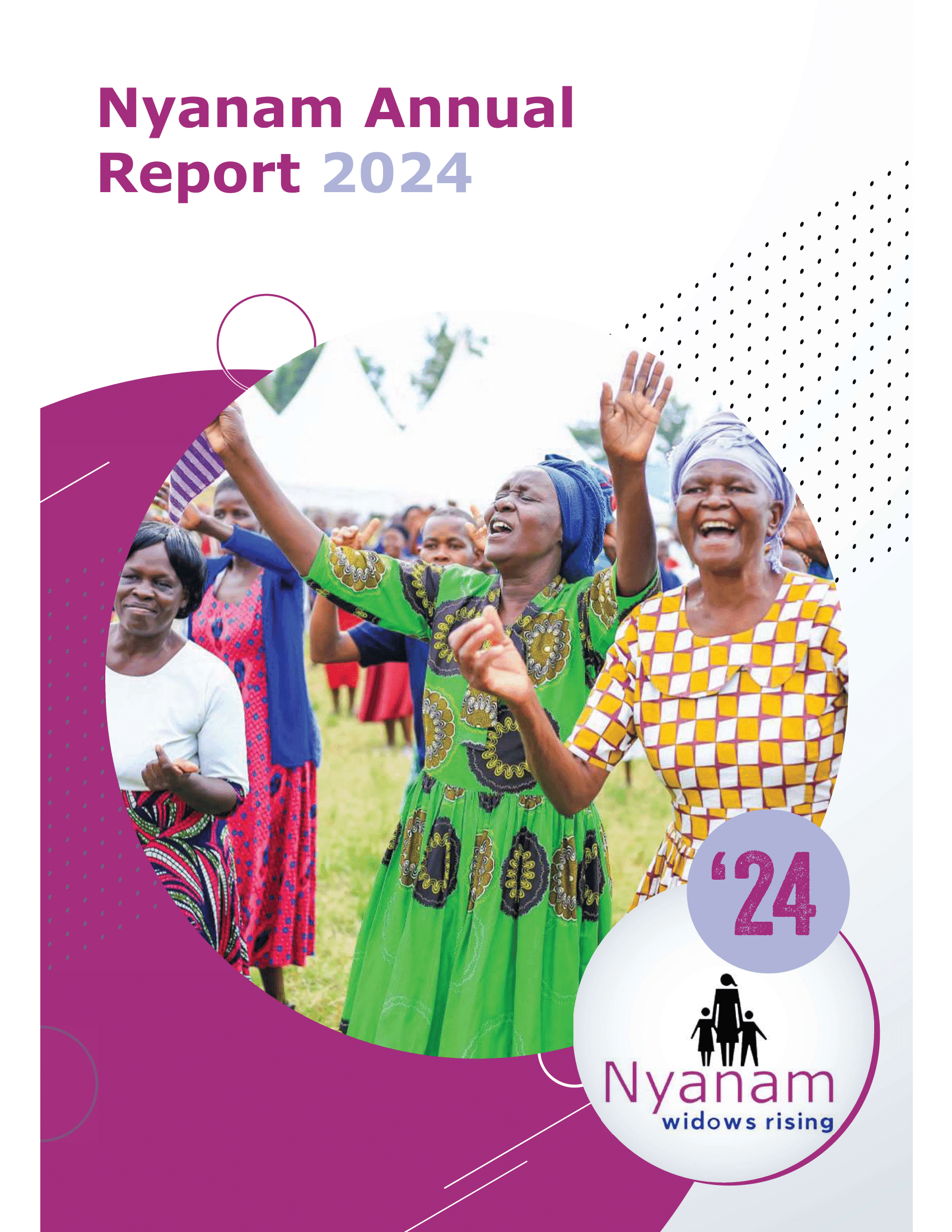 Cover of the 2024 Nyanam annual report