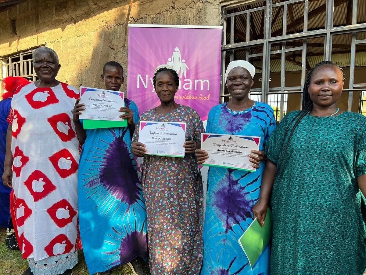 Widows seated together during the 2023 celebration
