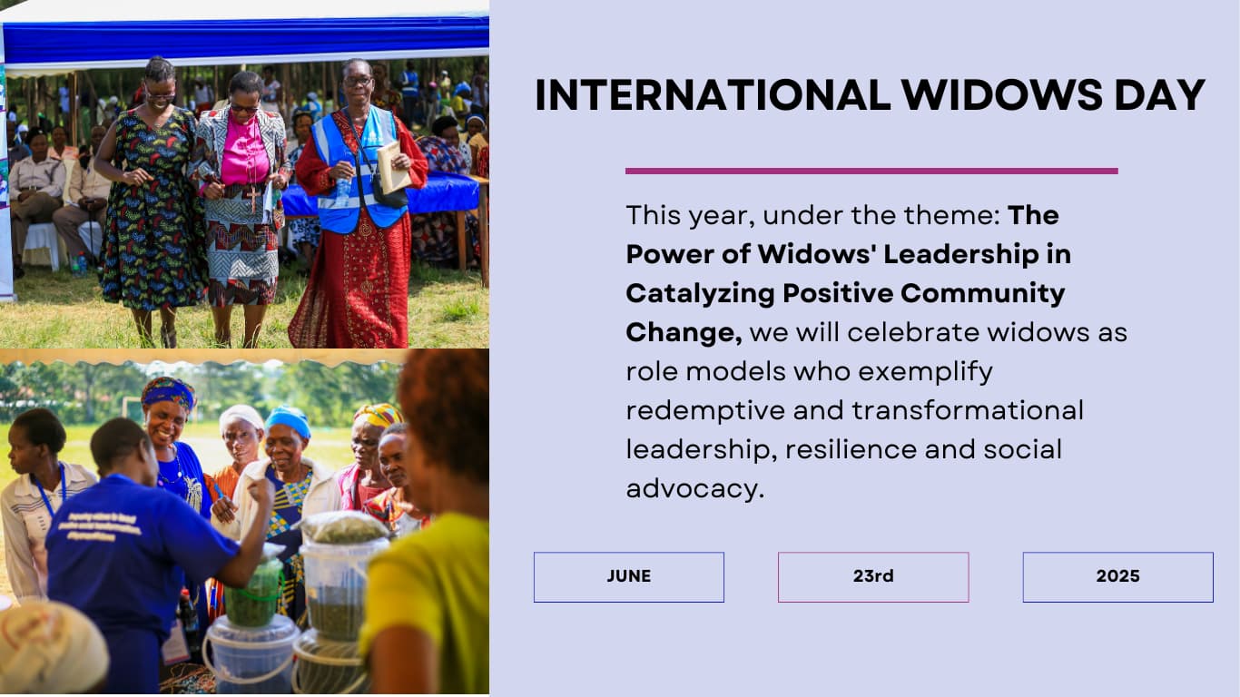2025 International Widows Day campaign poster