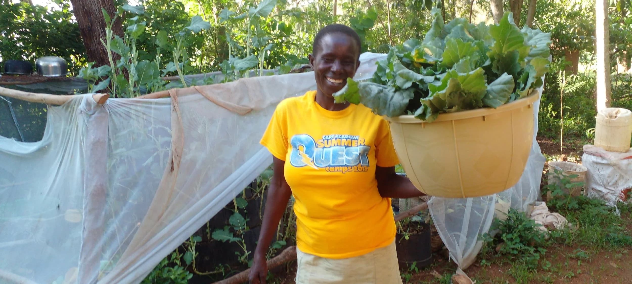 Nyanam field visit used as the thematic image for the Voice of Change implementation process