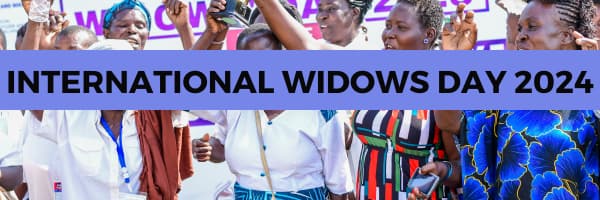 2024 International Widows Day event poster