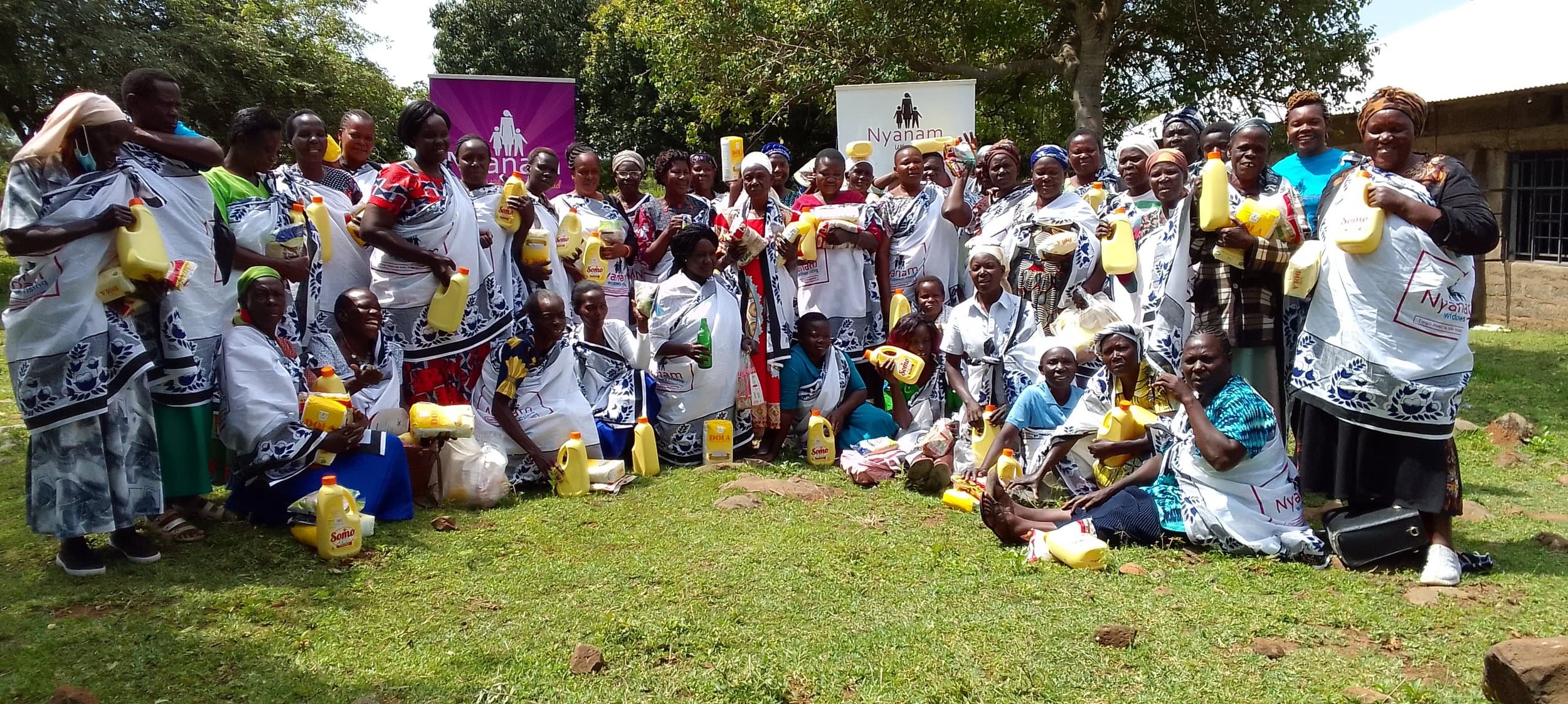 Widows gathered during the 2023 International Widows Day celebration